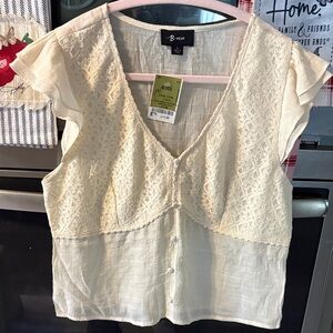 Bwear Ivory Lace Blouse